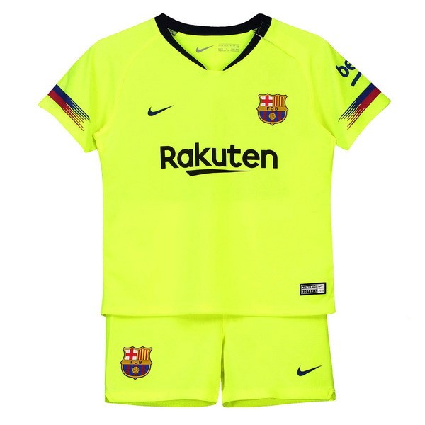 Barcelona Trikot Auswarts Kinder 2018-19 Grün Fussballtrikots Günstig